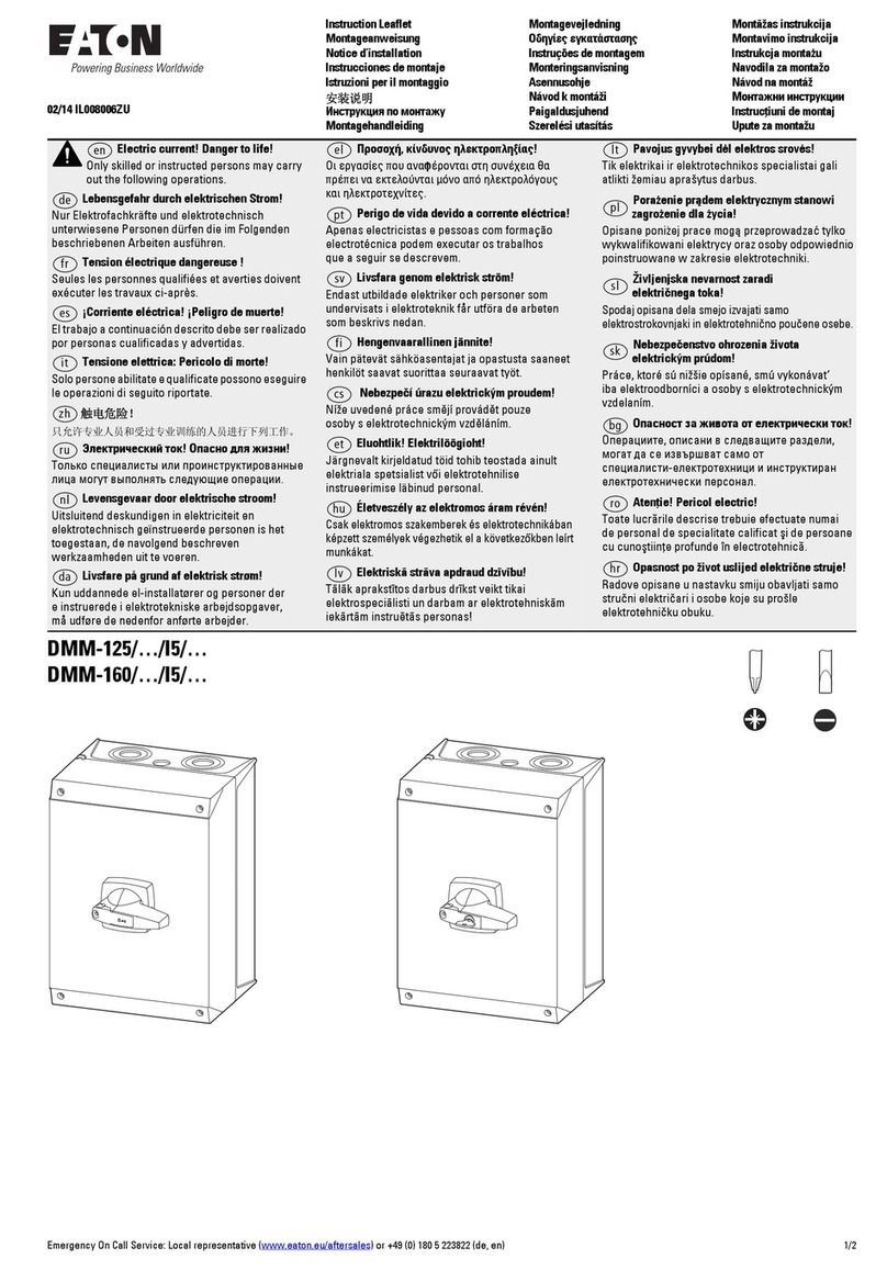 Eaton DMM-160/I5 Series Manual