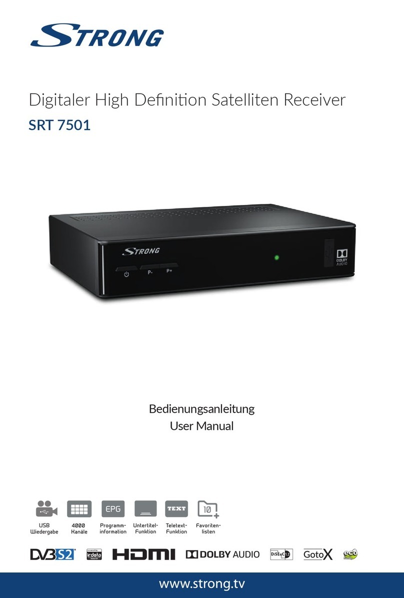 Strong SRT 7501 user manual