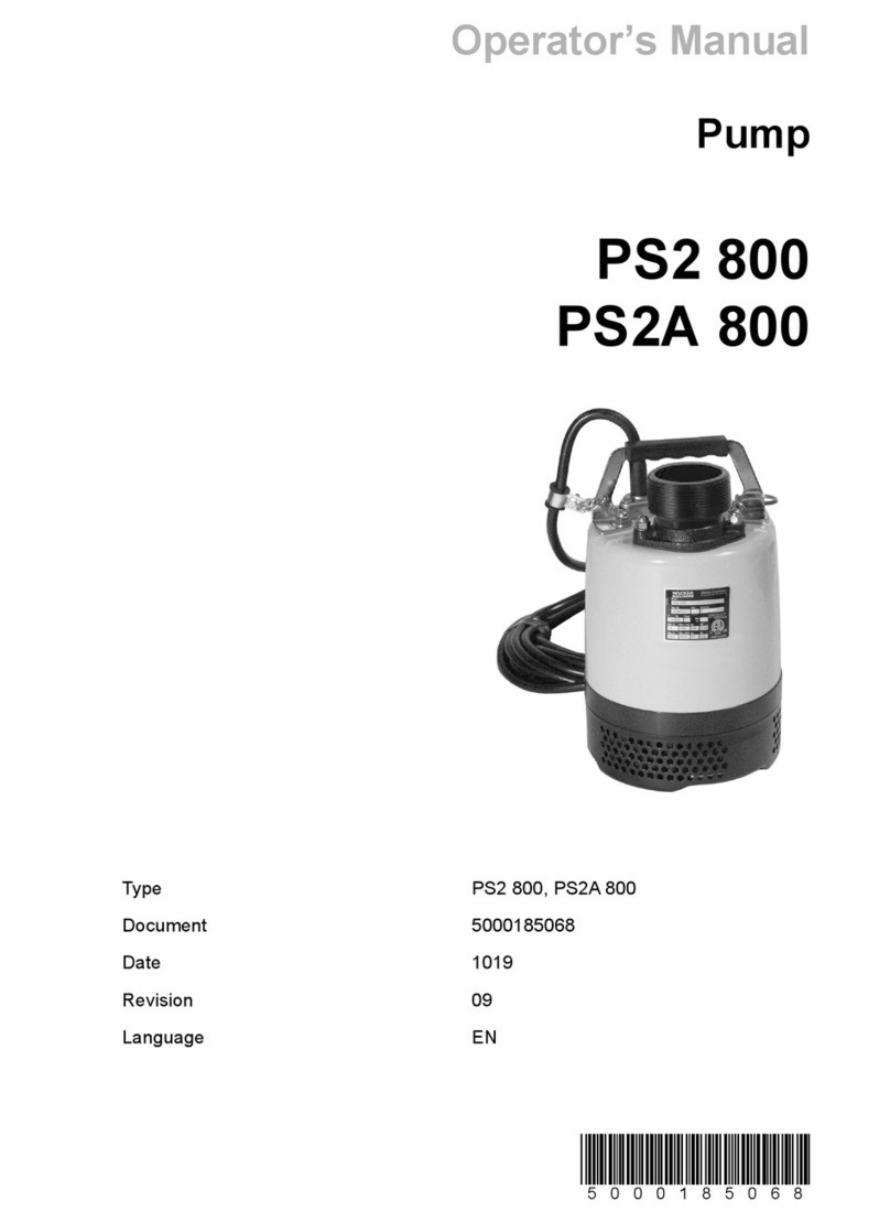 Wacker Neuson PS2A 800 User manual