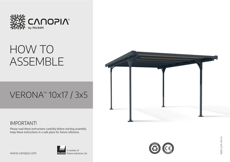 Palram CANOPIA VERONA 10x17 / 3x5 Administrator Guide