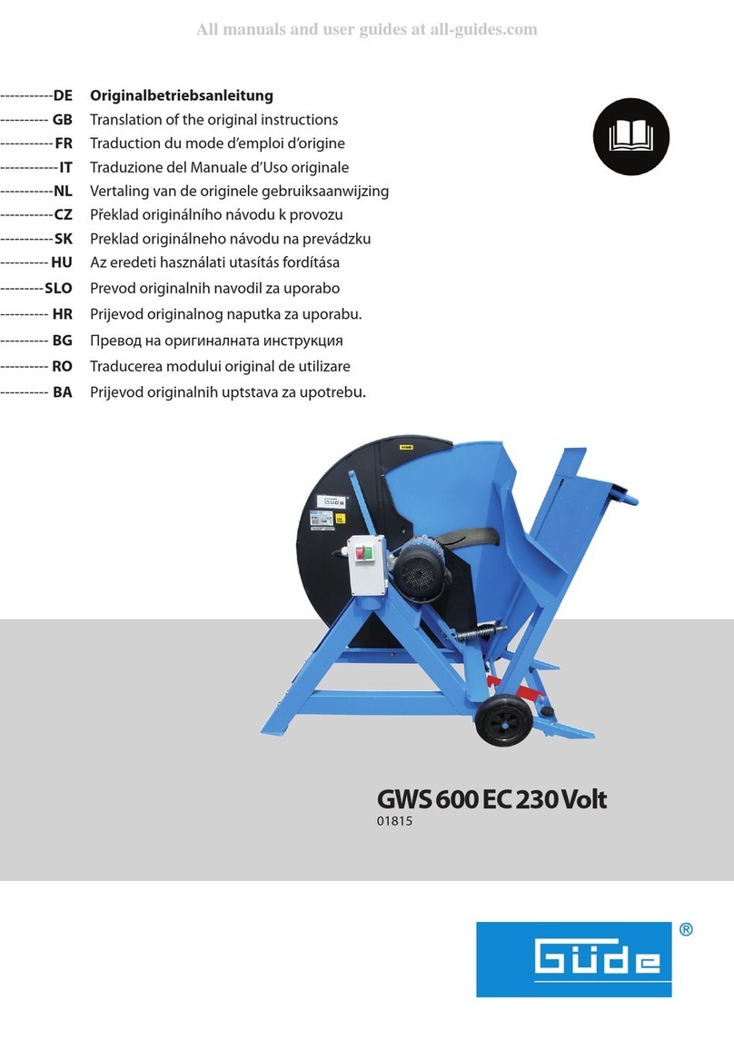 GÜDE GWS 600 EC 230 Volt Original instructions