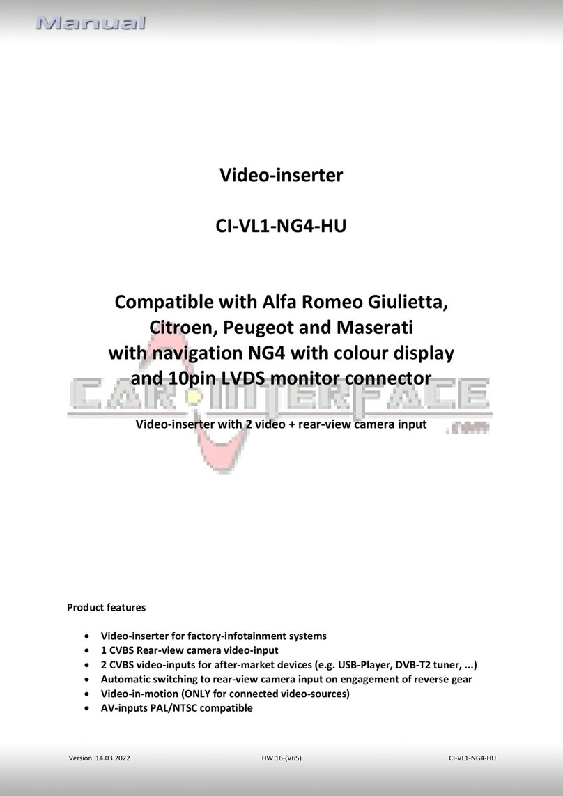 NavLinkz CI-VL1-NG4-HU User manual