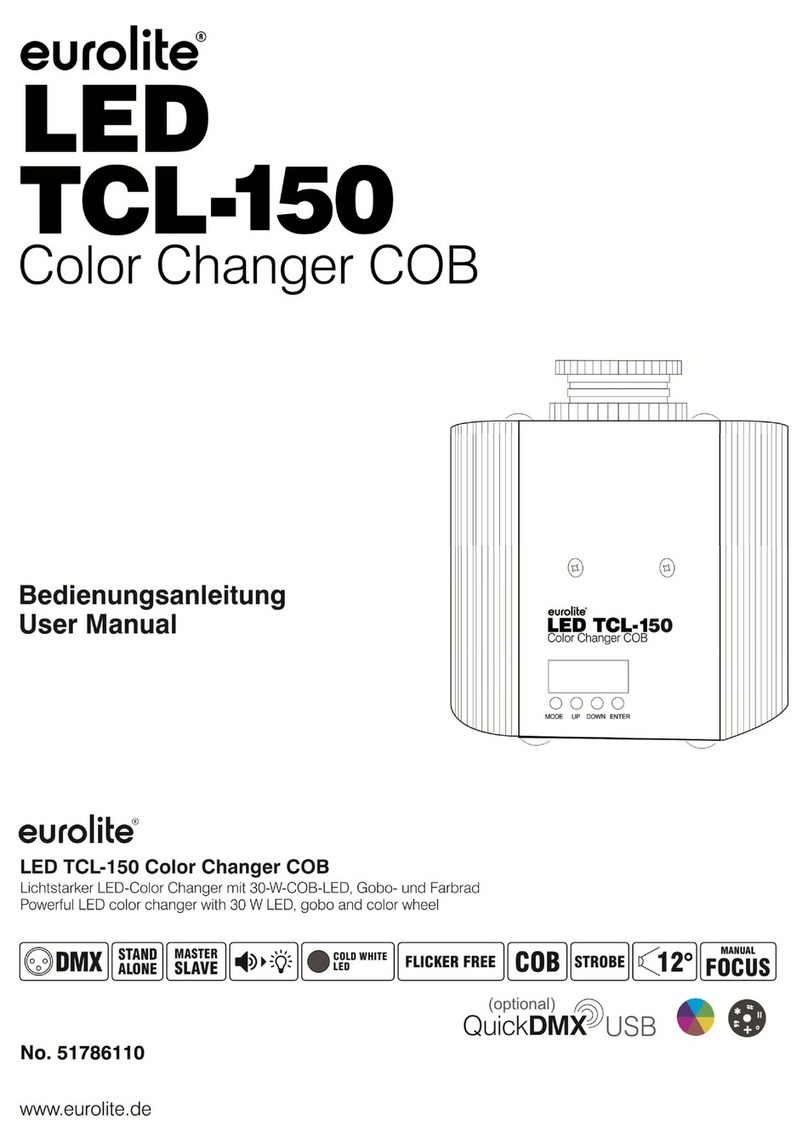 EuroLite LED TCL-150 User manual