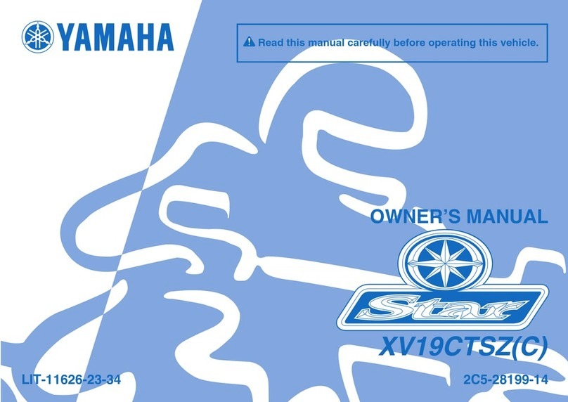 Yamaha Star XV19CTSZ 2009 User manual