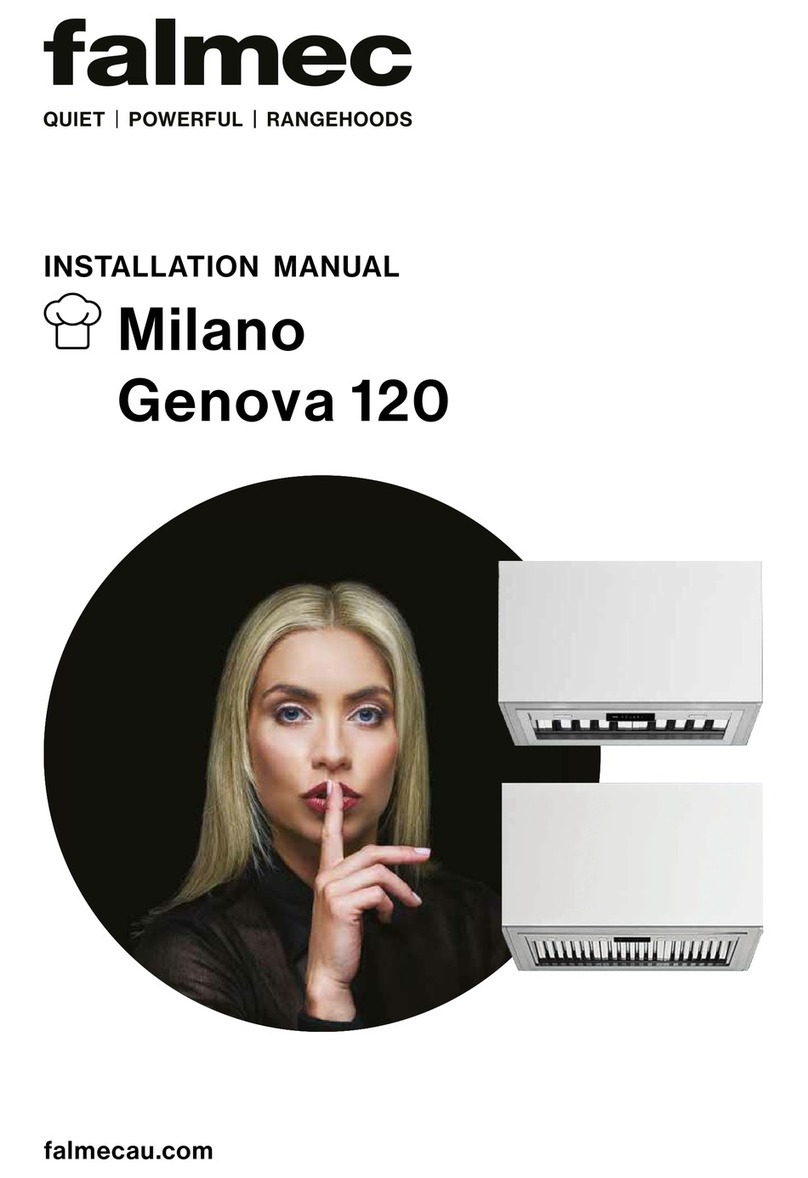 FALMEC Milano Genova 120 User manual