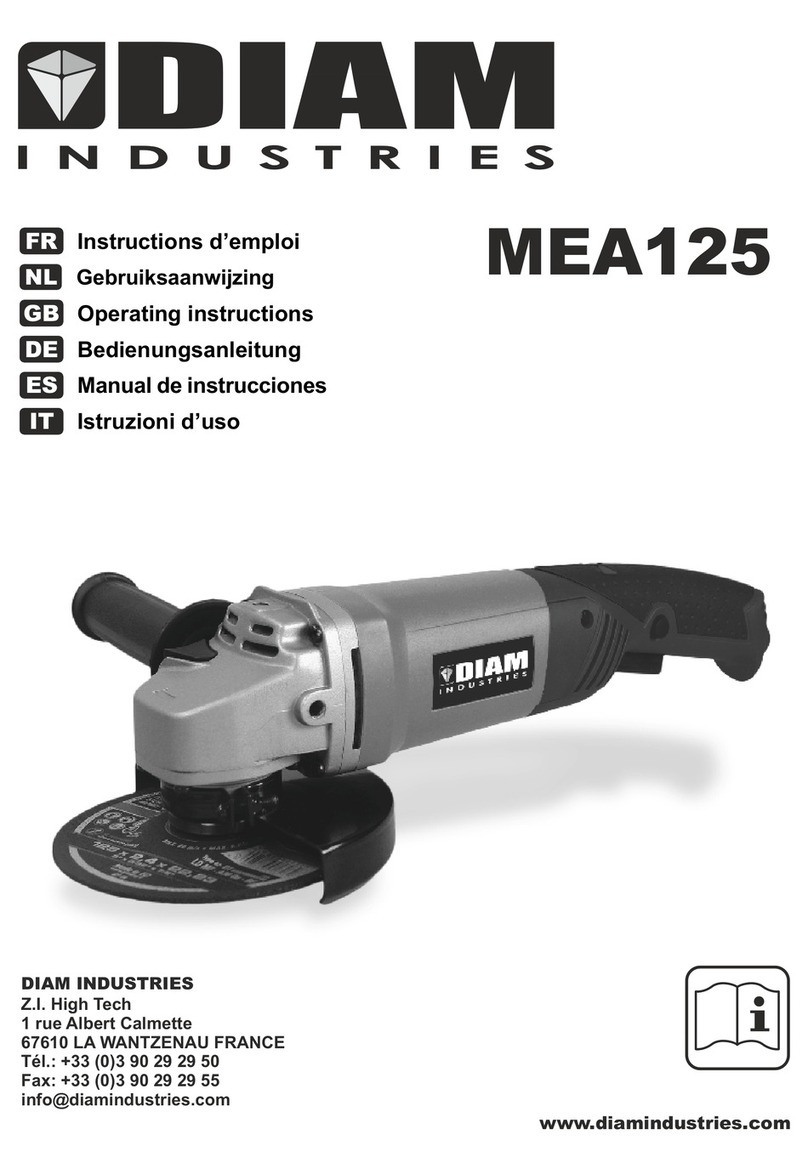 DIAM MEA125 operating instructions