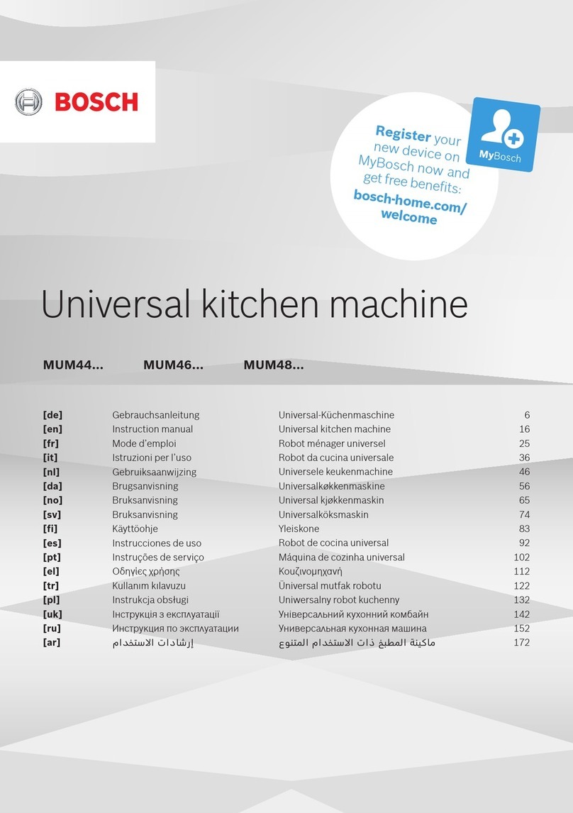 Bosch MUM44R1/08 instruction manual