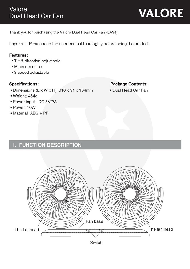 Valore LA34 quick start guide