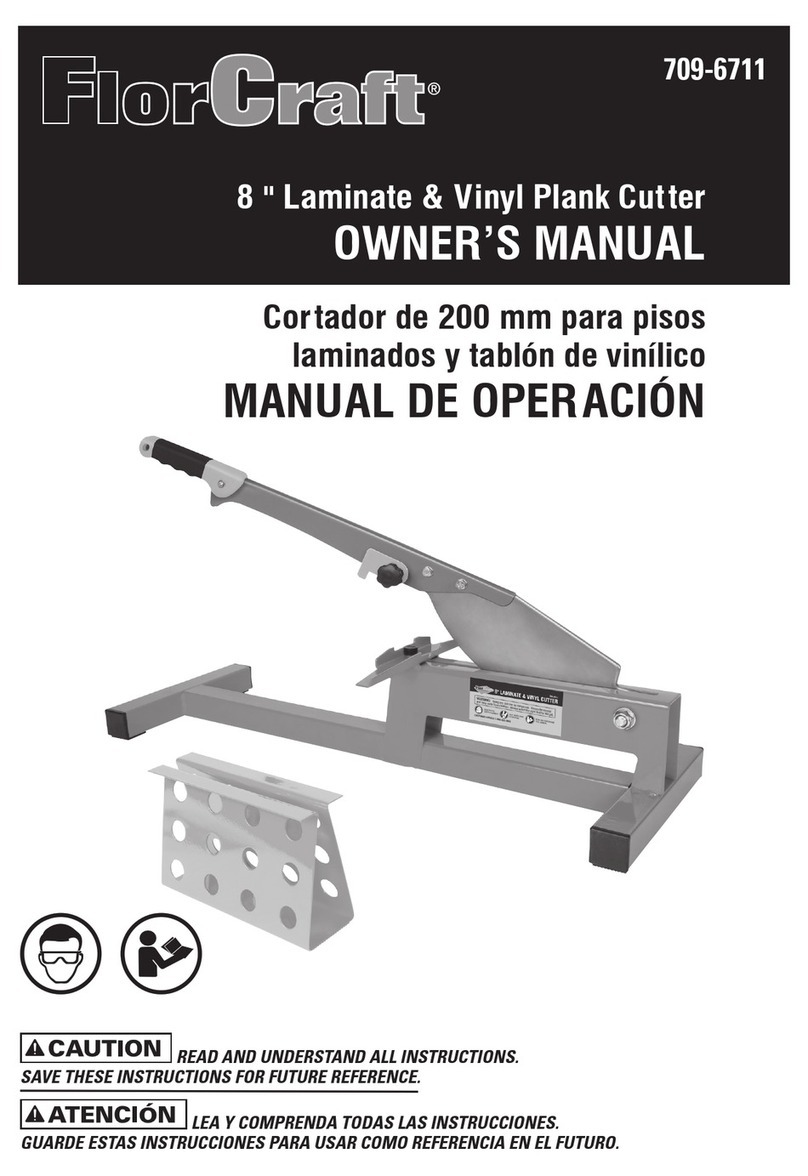 FlorCraft 709-6711 owner's manual
