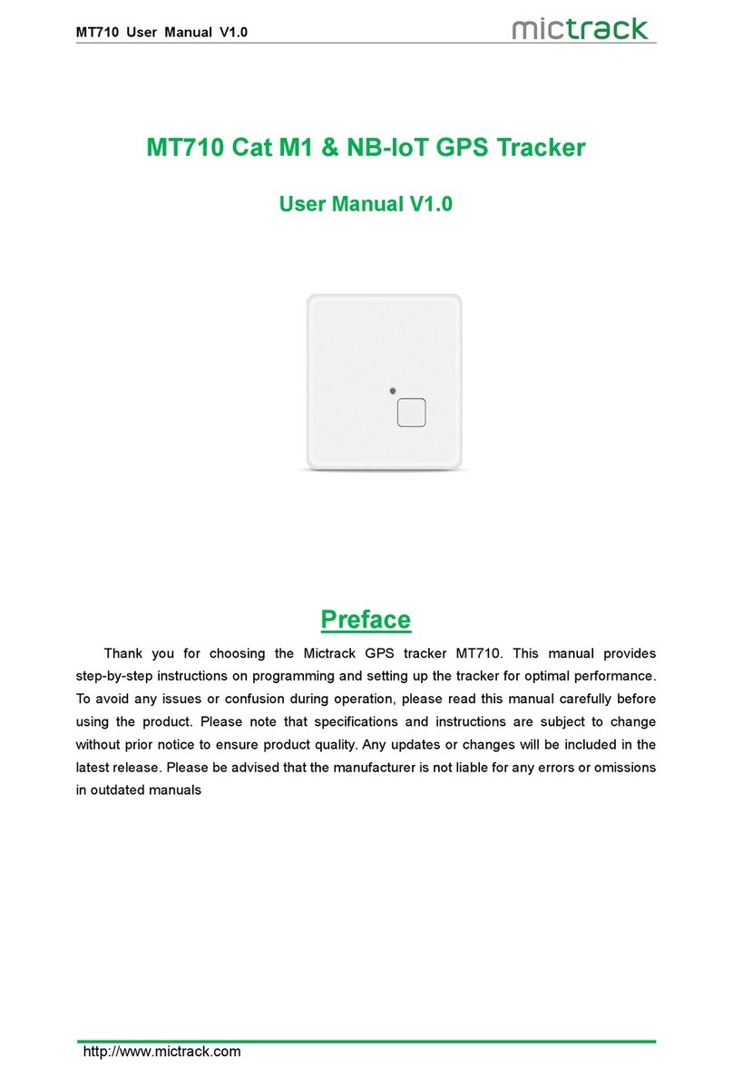 Mictrack MT710 User manual
