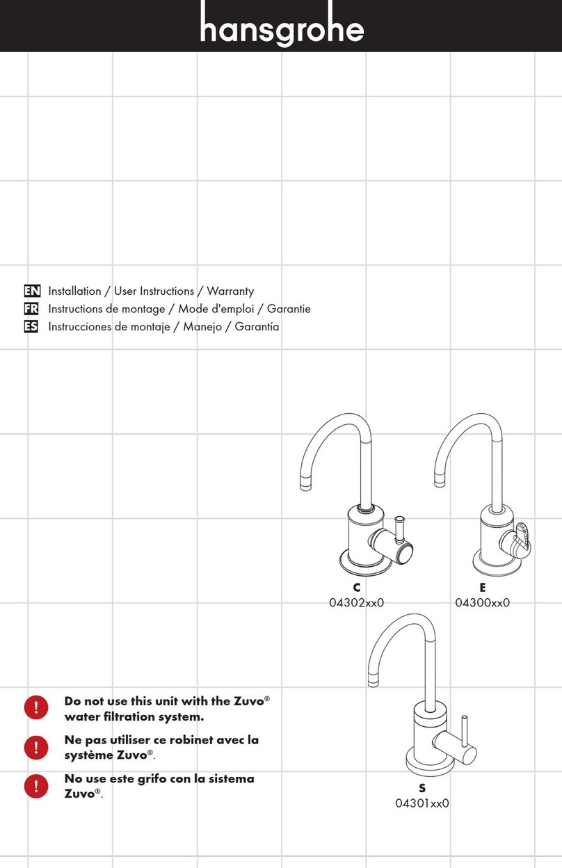 Hans Grohe C 04302 0 Series Instruction Manual