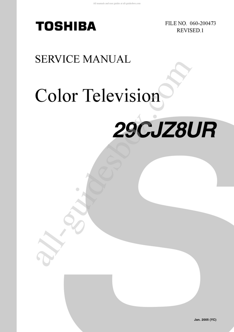 Toshiba 29CJZ8UR User manual