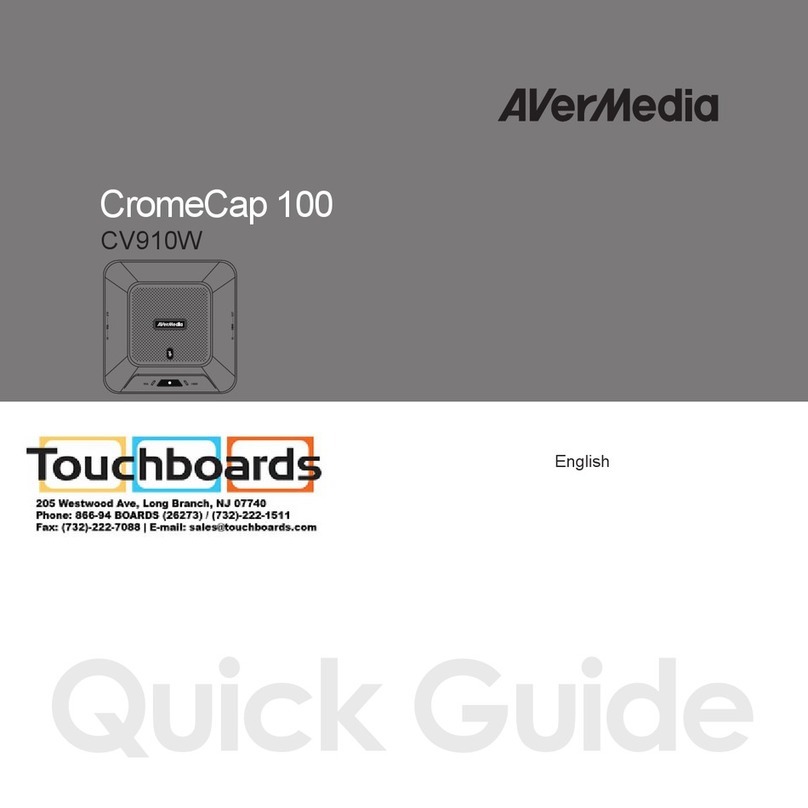 Avermedia CromeCap 100 User manual