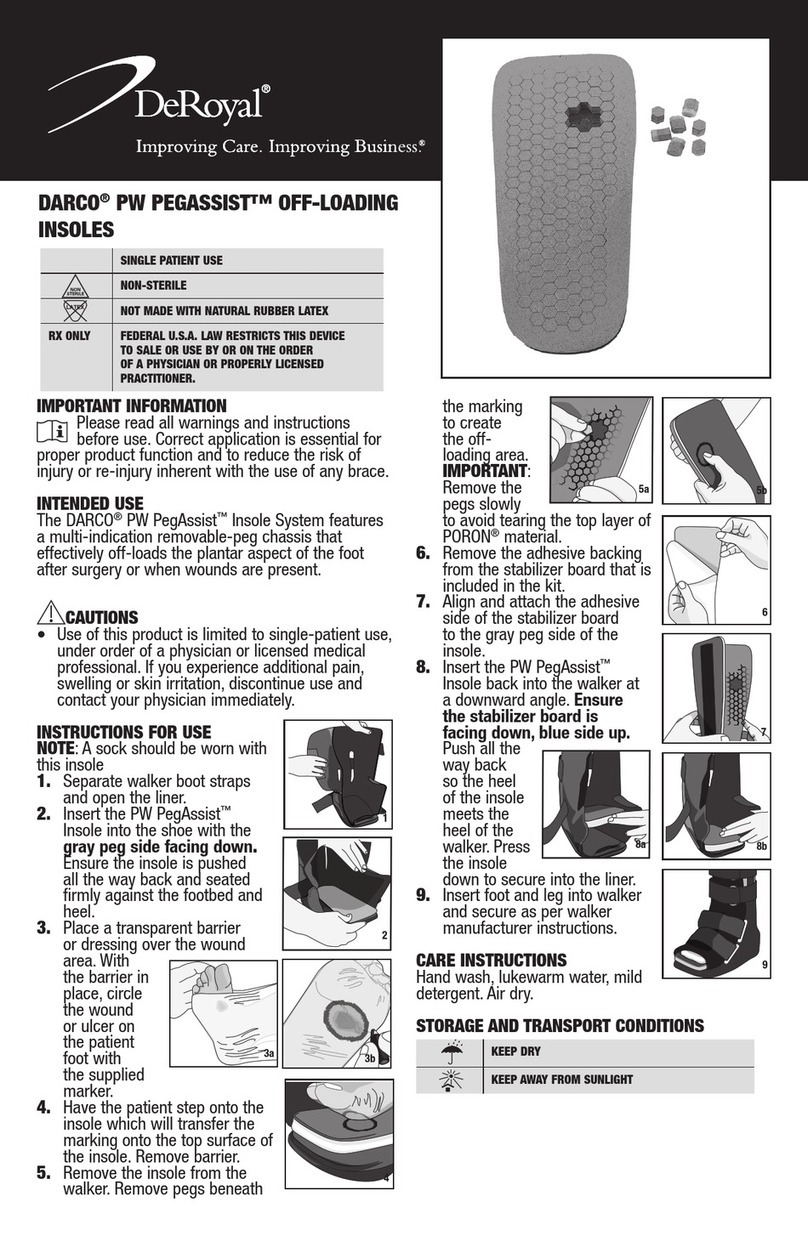 DeRoyal DARCO PW PEGASSIST quick start guide