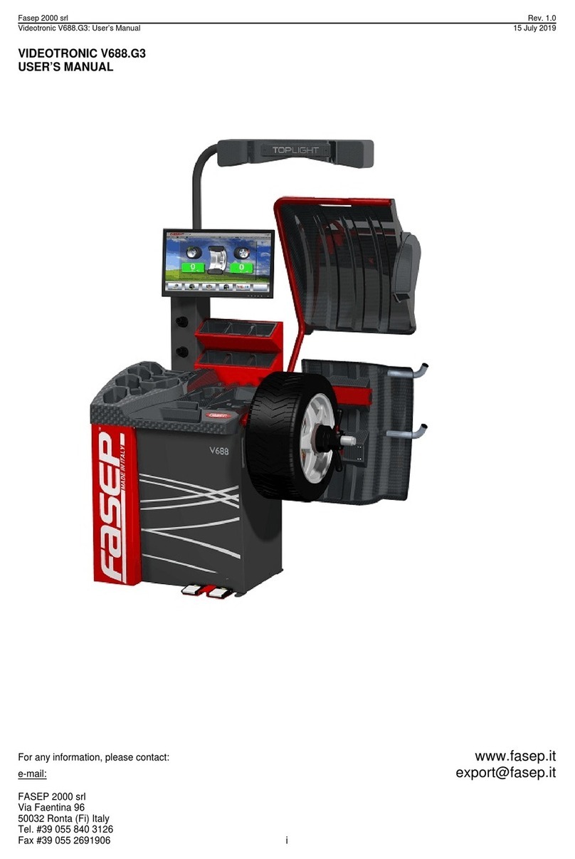 Fasep VIDEOTRONIC V688.G3 user manual