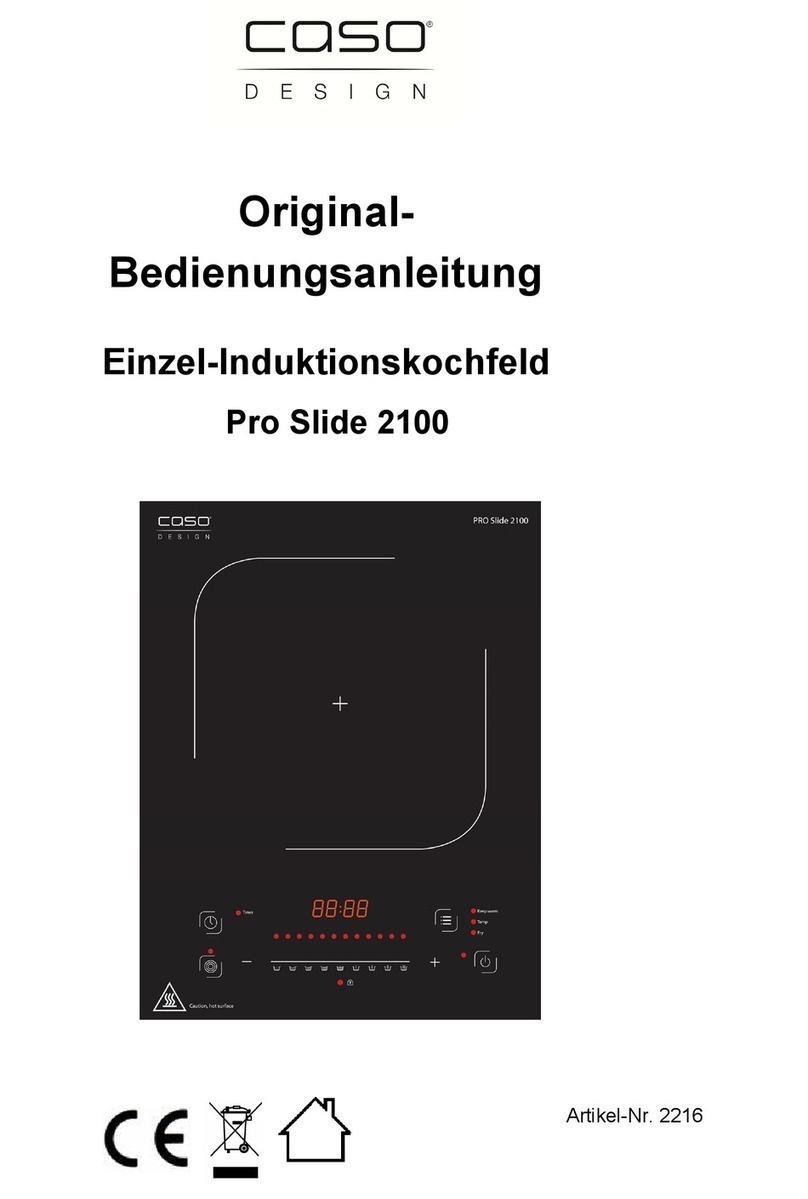 CASO DESIGN Pro Slide 2100 Original operating manual