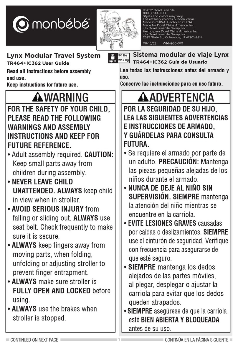 Dorel Juvenile monbebe Lynx user guide
