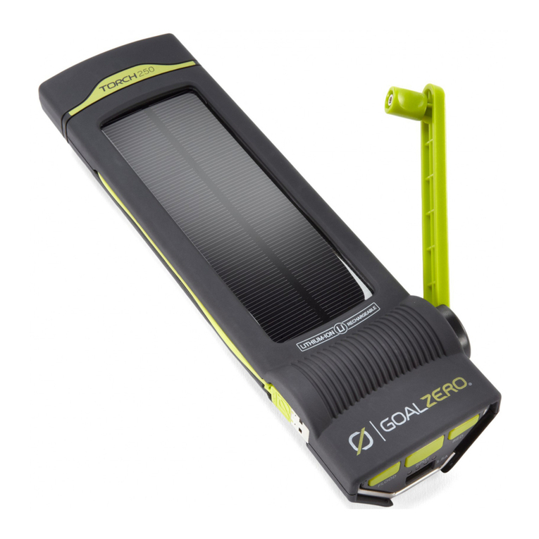 GOAL ZERO TORCH 250 User manual GOAL ZERO TORCH 250 User manual