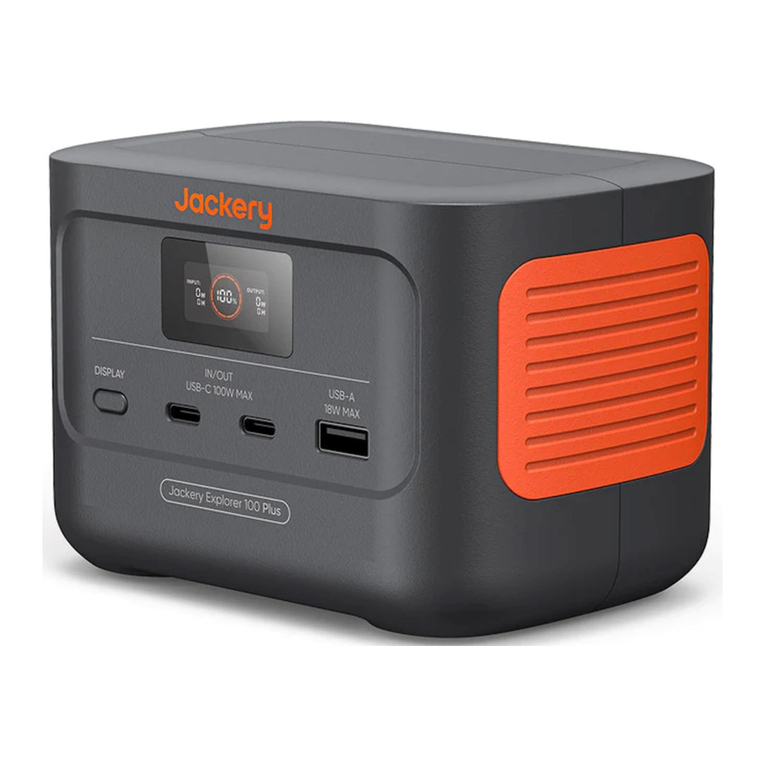 Jackery Explorer 100 Plus; JE-100A user manual