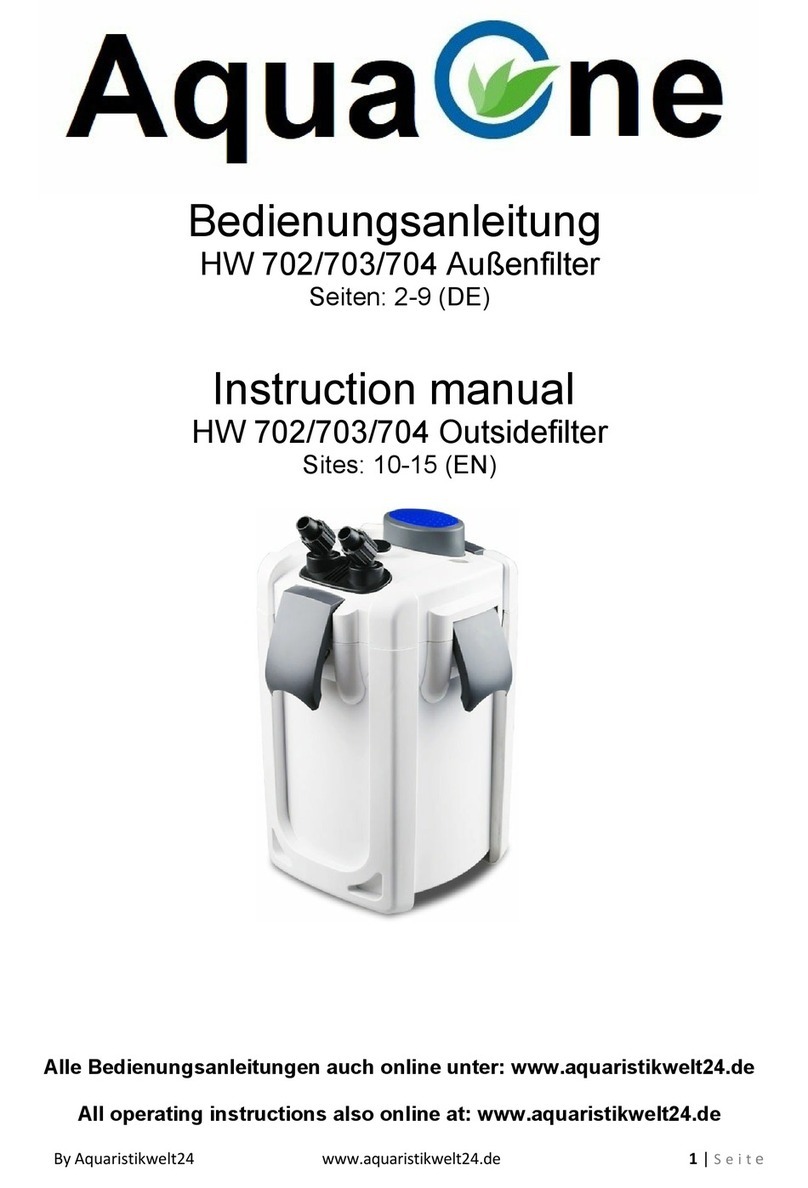 Aqua One HW 702 instruction manual