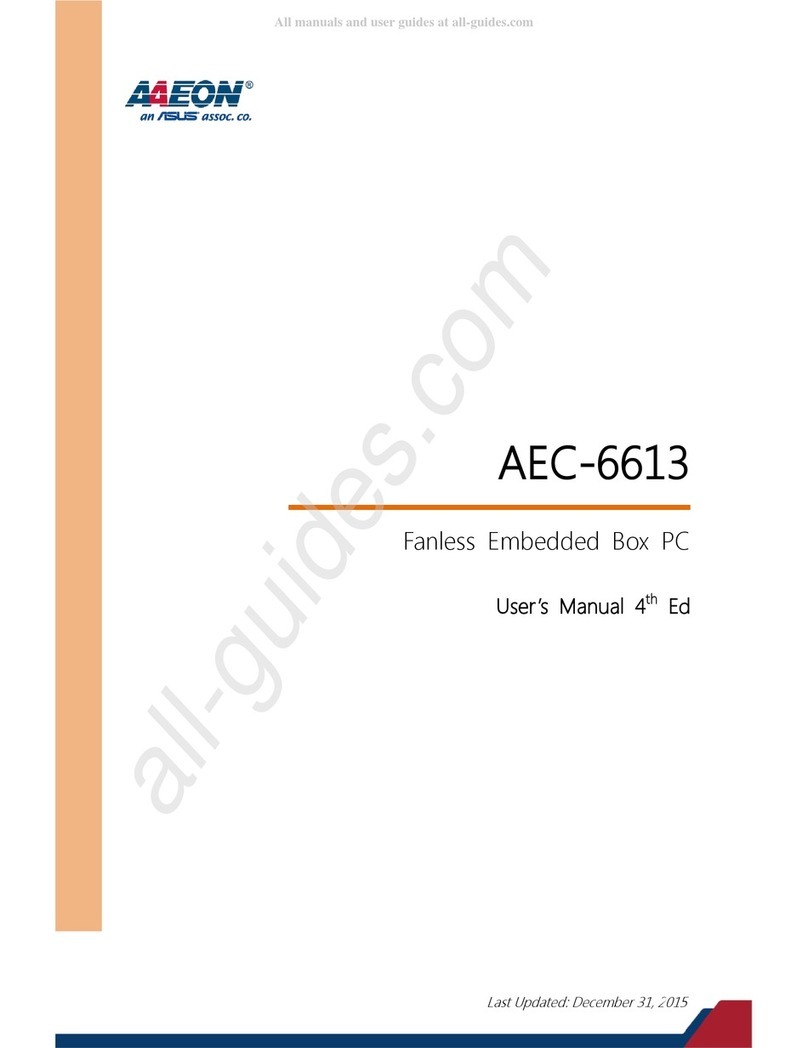 Asus AAEON AEC-6613 user manual