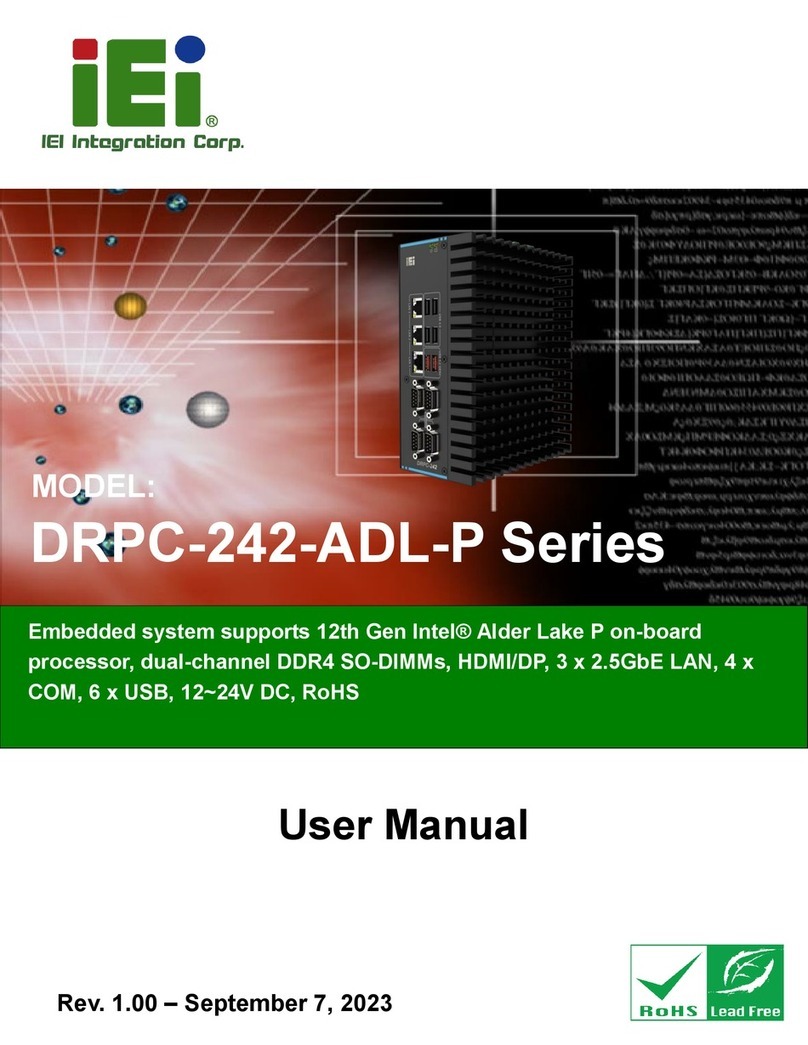 IEI Technology DRPC-242-ADL-P Series User manual