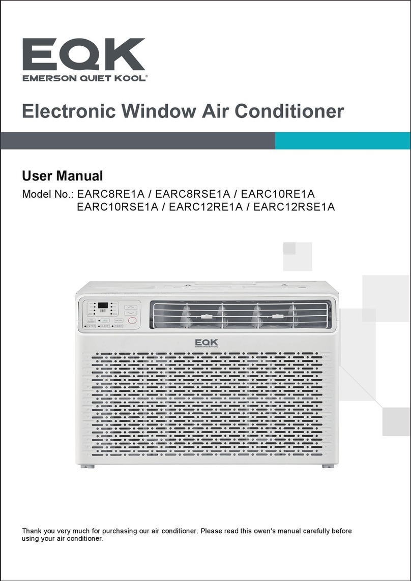 Emerson Quiet Kool EARC8RE1A User manual