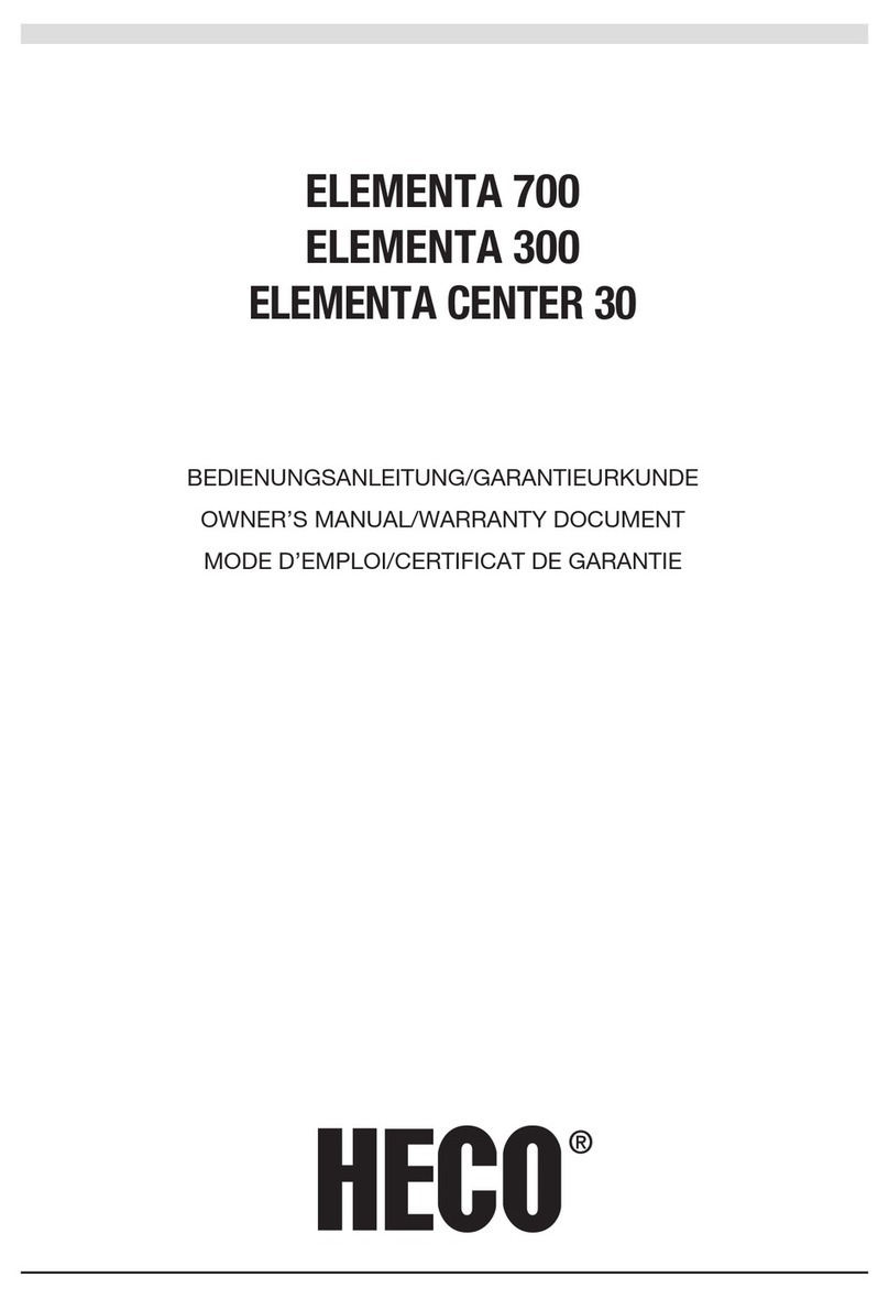 Heco Elementa 700 Planning guide