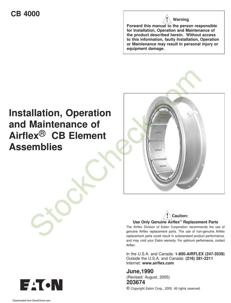 Eaton Airflex CB Series Installation, operation and maintenance manual Eaton Airflex CB Series Installation, operation and maintenance manual