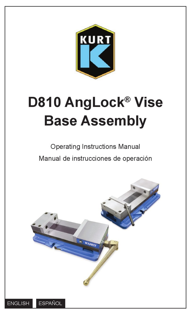 Kurt AngLock D810 Operating instructions manual