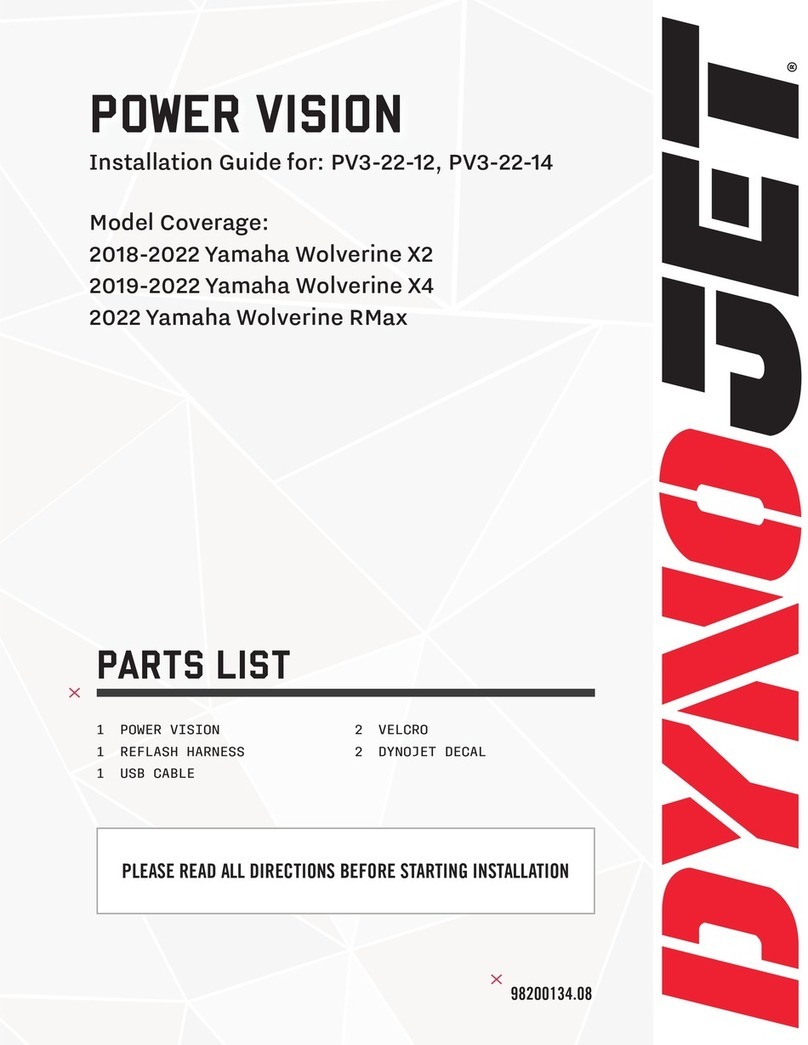 Dynojet POWER VISION PV3-22-12 User manual Dynojet POWER VISION PV3-22-12 User manual