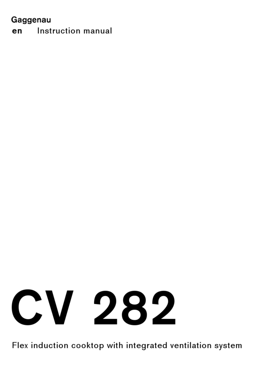 Gaggenau CV282110 User manual