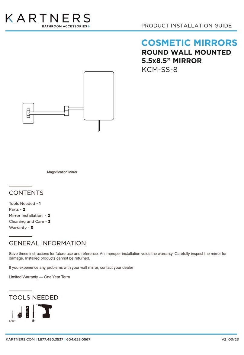 KARTNERS KCM-SS-8 Product installation guide KARTNERS KCM-SS-8 Product installation guide