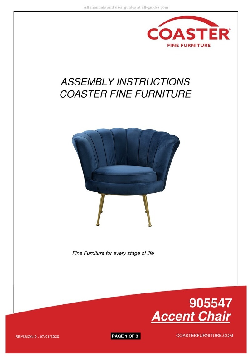 Coaster 905547 Assembly instructions