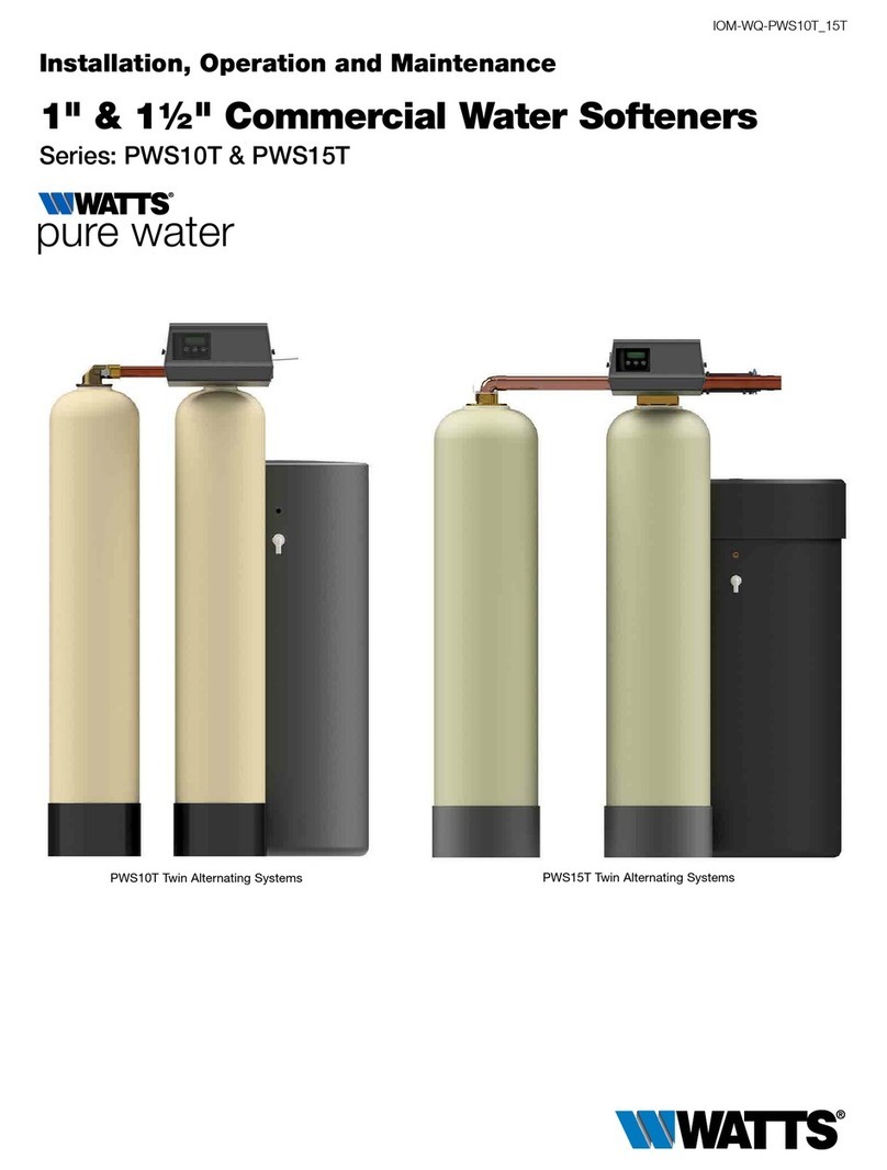 Watts PWS10T Series User manual