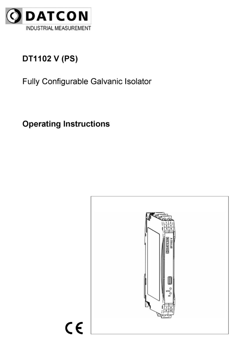 Datcon DT1102 V operating instructions
