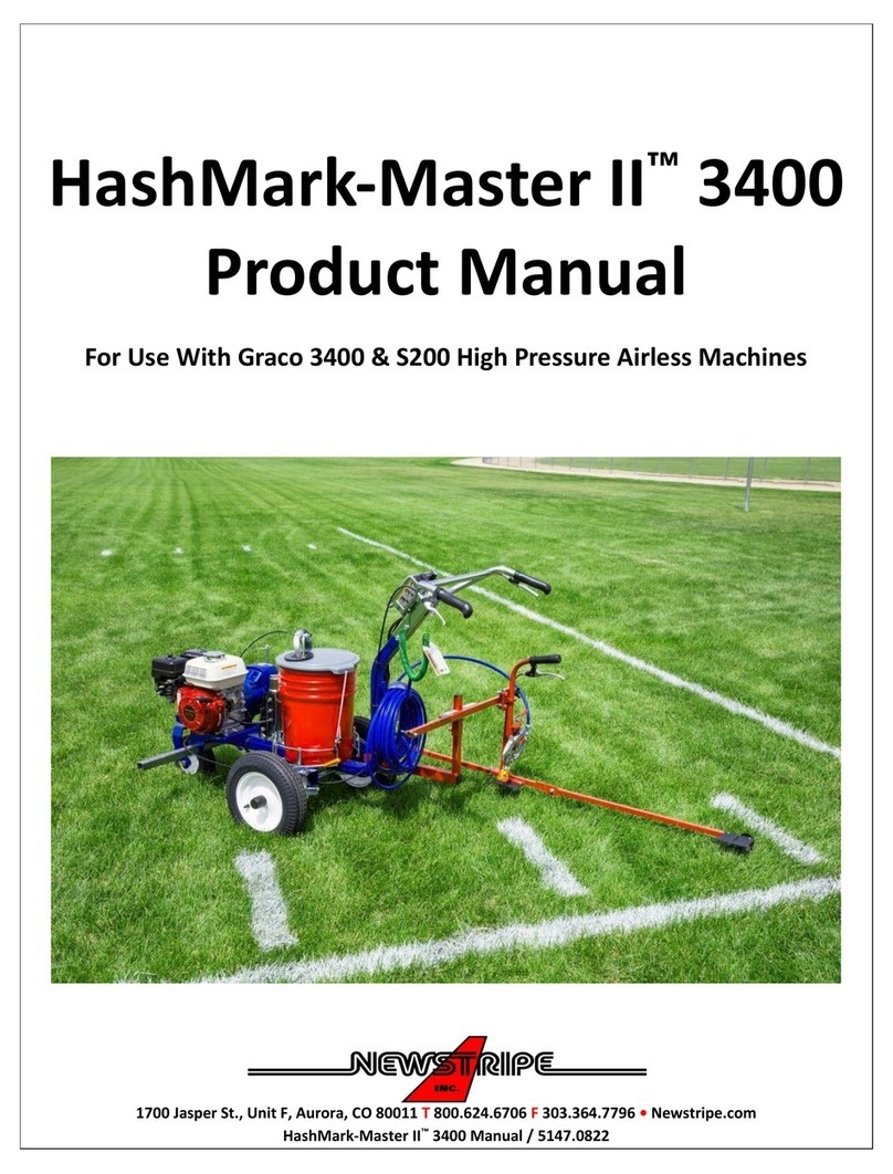 Newstripe HashMark-Master II 3400 product manual