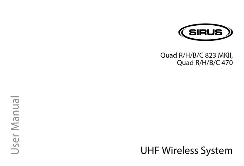 Sirus Quad R 823 MKII user manual