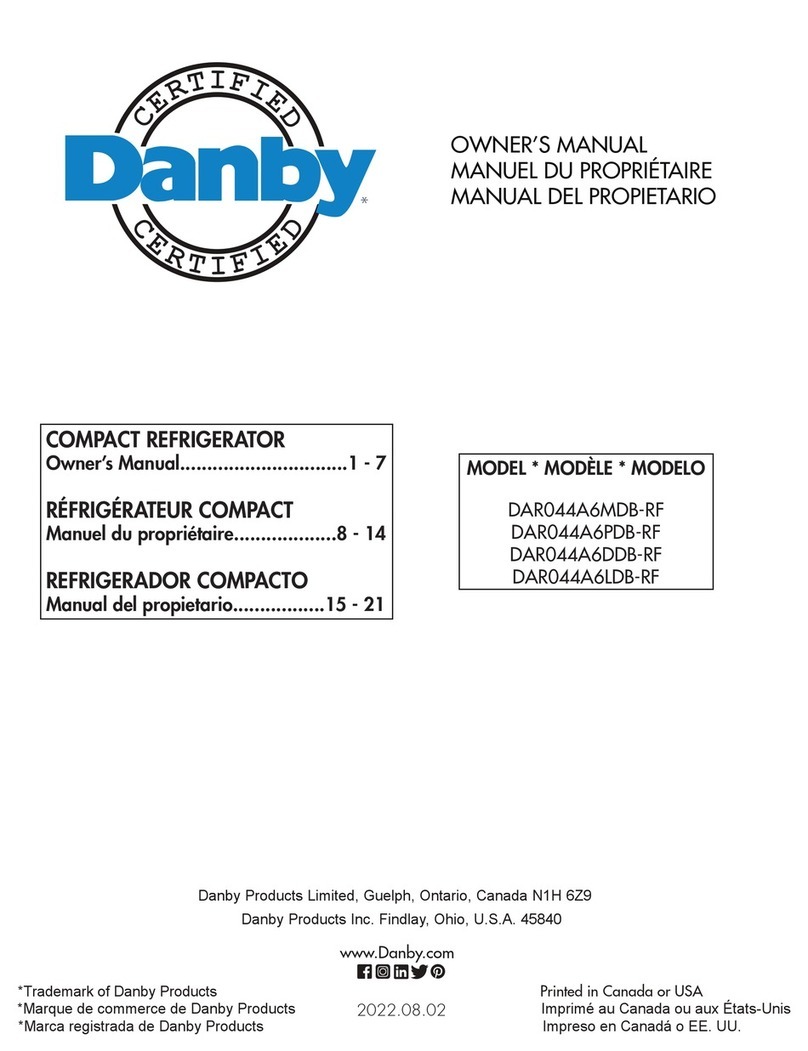 Danby DAR044A6MDB-RF owner's manual