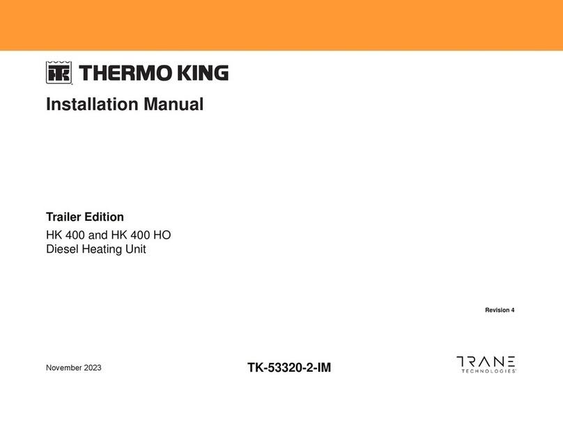 Thermo King HK 400 Trailer Edition installation manual Thermo King HK 400 Trailer Edition installation manual