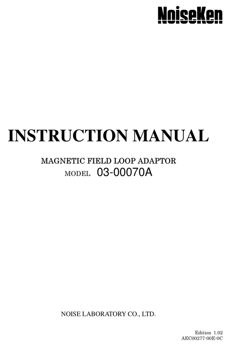 NoiseKen ADAPTOR instruction manual