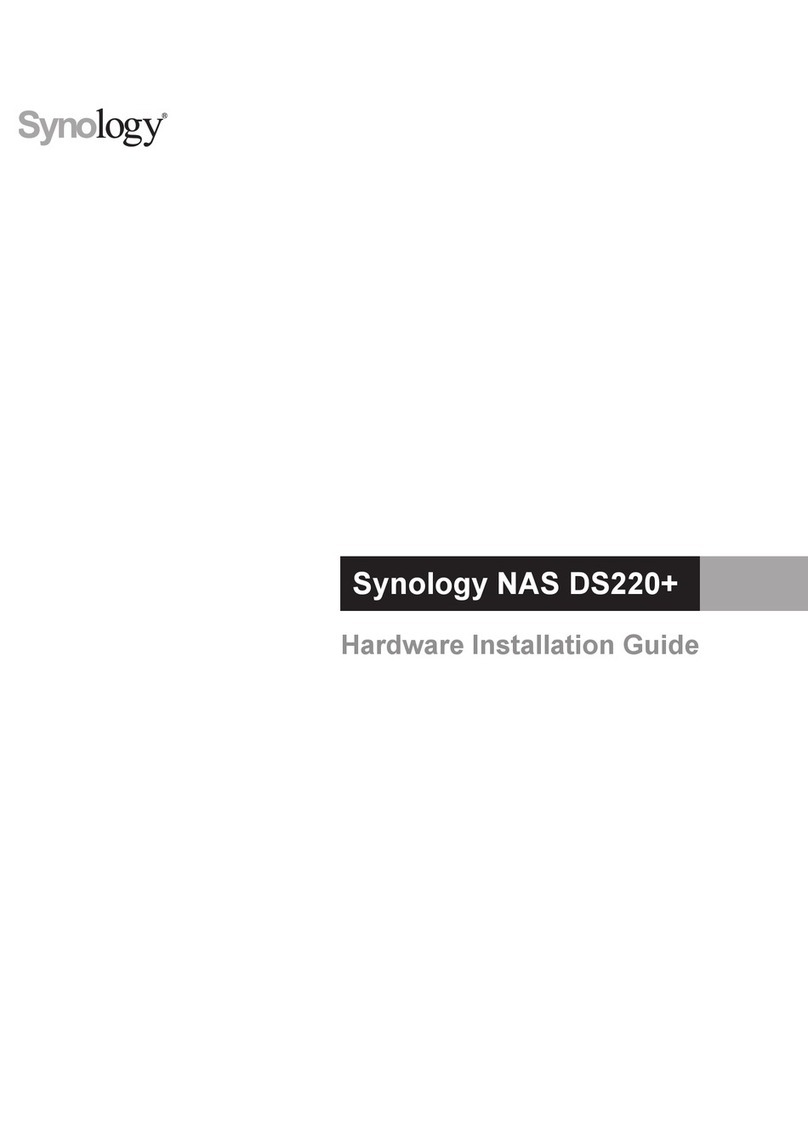 Synology DS220+ Manual Synology DS220+ Manual