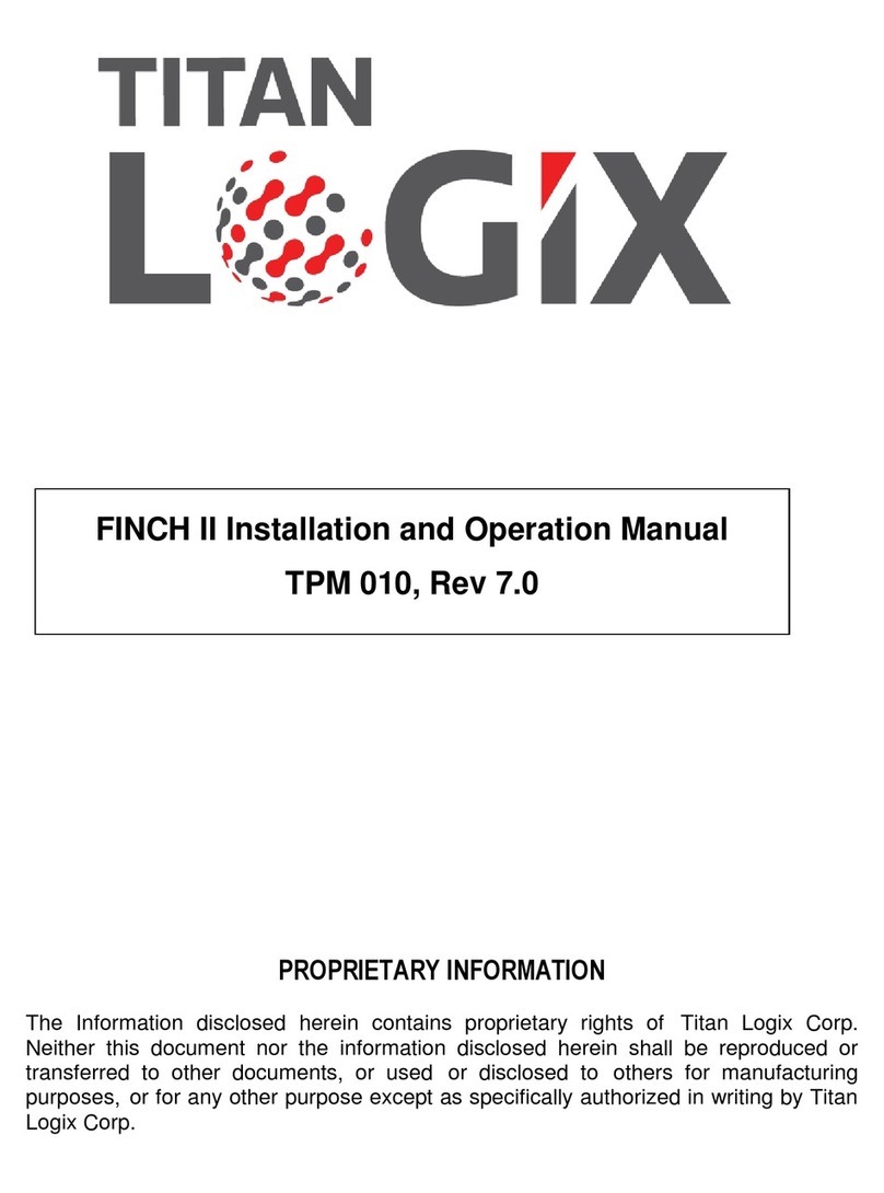 Titan Logix FINCH II User manual