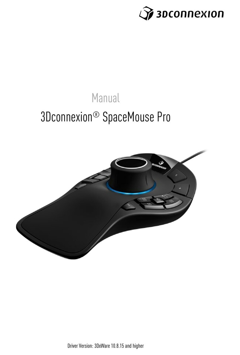 3DConnexion SpaceMouse Pro User manual 3DConnexion SpaceMouse Pro User manual