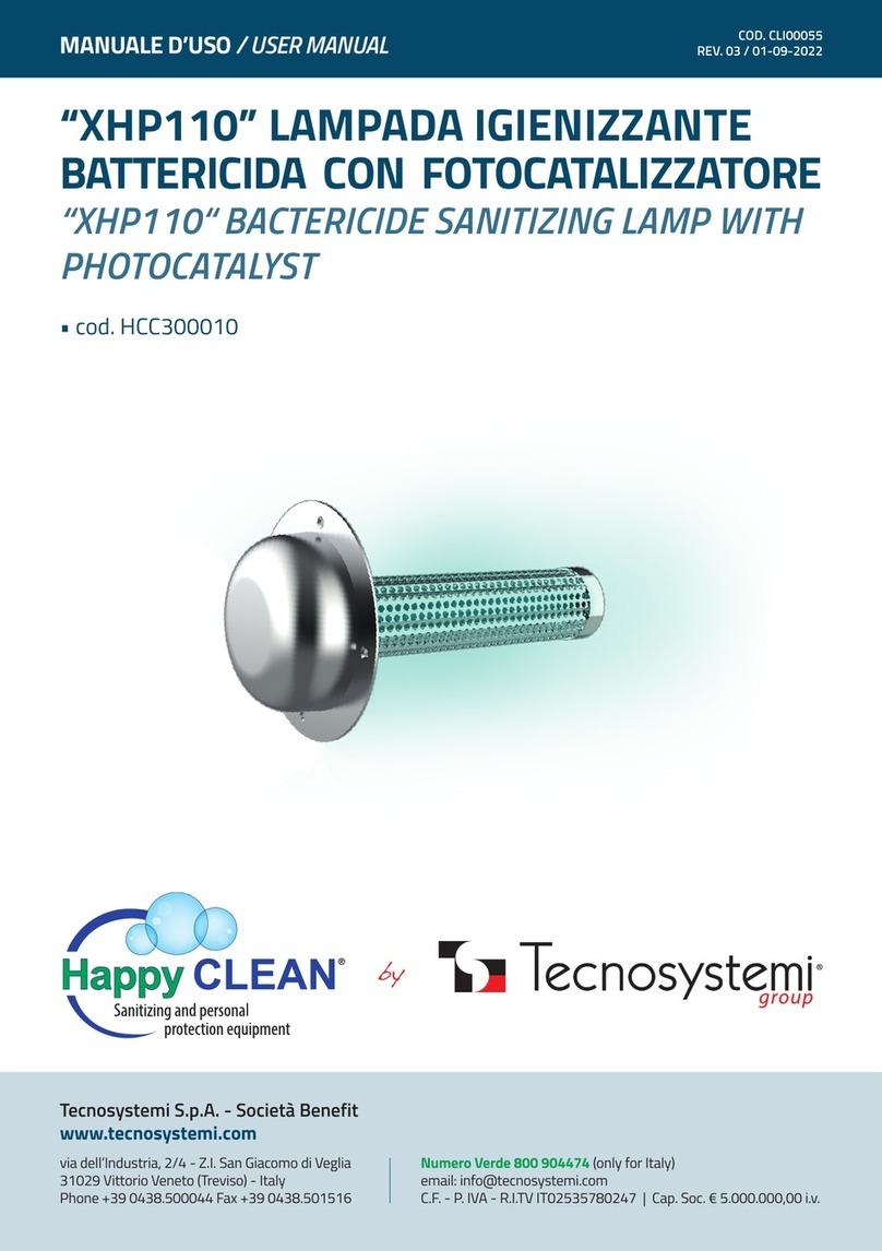 Tecnosystemi XHP110 user manual