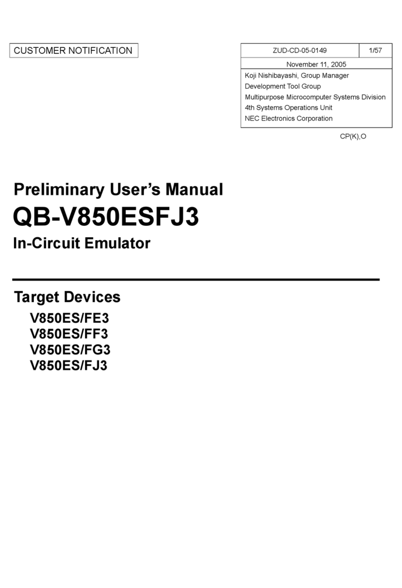 NEC QB-V850ESFJ3 User manual