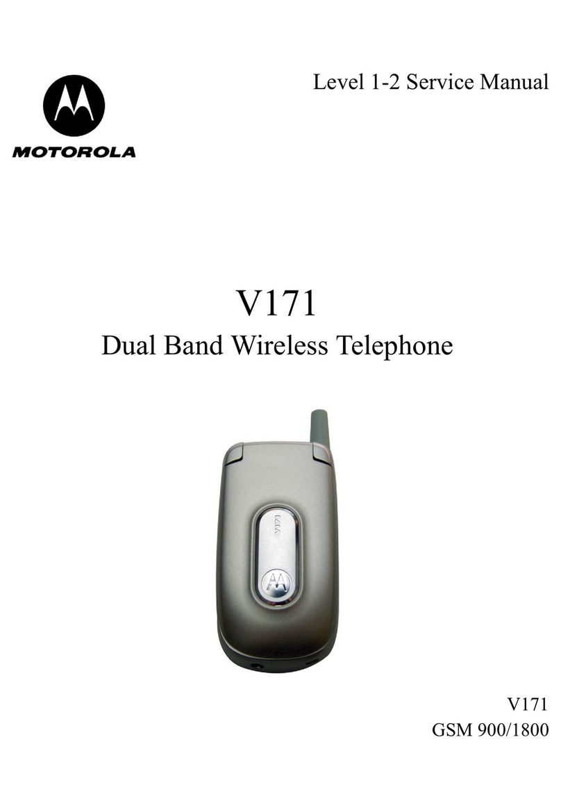 Motorola V171 Service manual