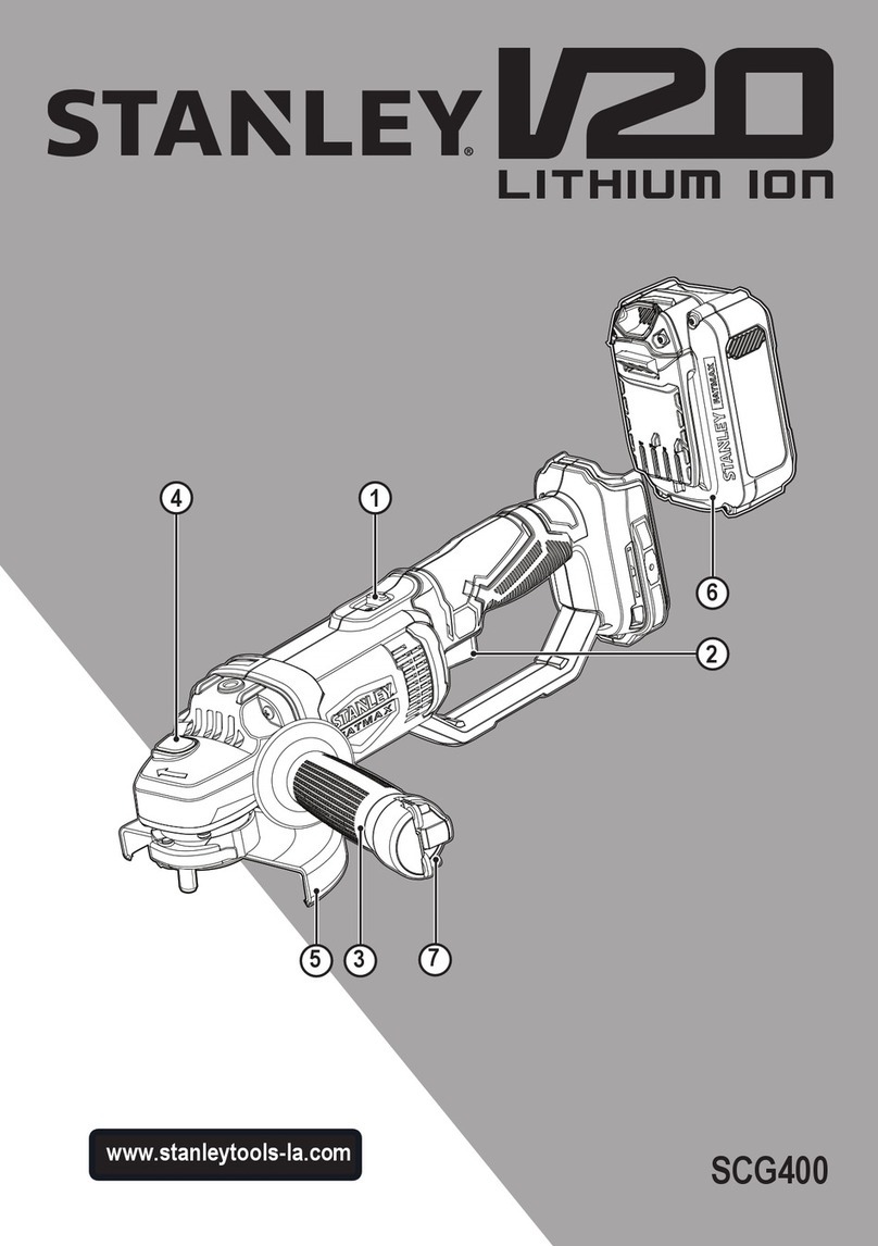 Stanley V20 LITHIUM ION SCG400 Original instructions