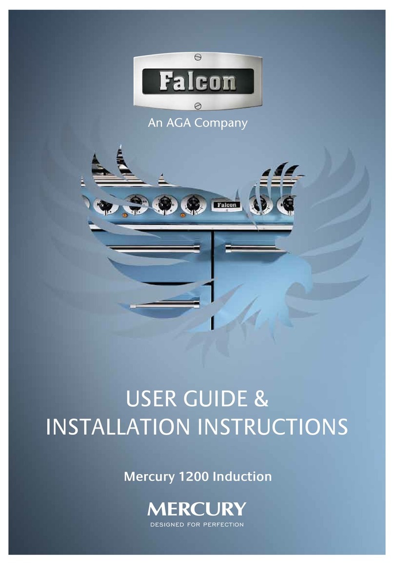 AGA Falcon Mercury 1200 Induction Instruction Manual AGA Falcon Mercury 1200 Induction Instruction Manual