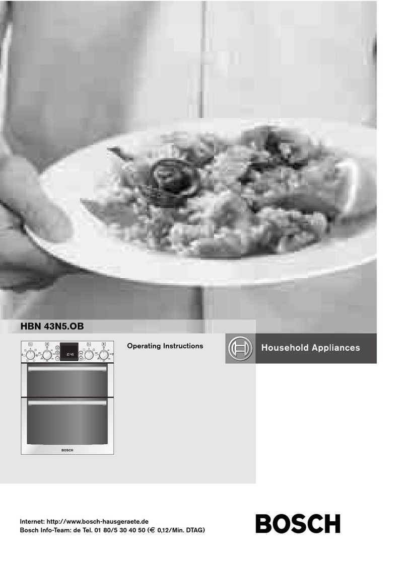 Bosch HBN 43N5 OB Series operating instructions